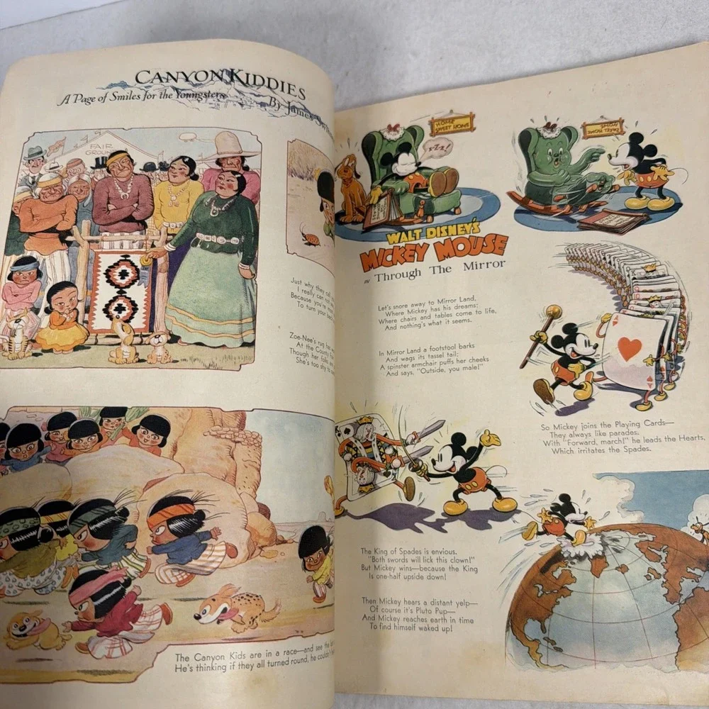 Good Housekeeping Magazine January 1936 Vintage NO Back Cover Disney Ford Ad